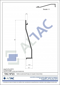 TAC Nº23 CIEGO/SIN TROQUELAR